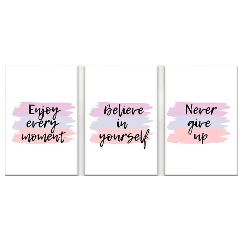 3 Piece Wrapped Canvas Wall Art, 45 cm H x 90 cm W