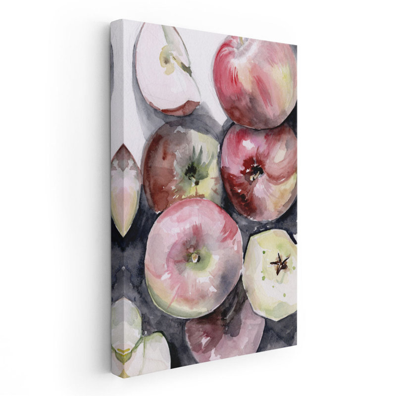 Fruit Slices I - reproduction d'art sur toile, H 30 po x l 20 po