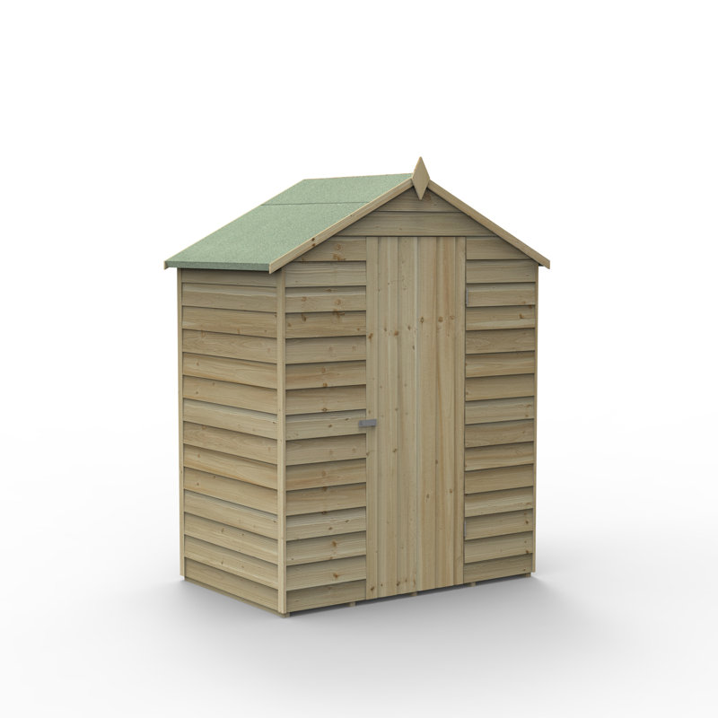 Overlap Pressure Treated 5 x 3 Apex Shed - No Window, No