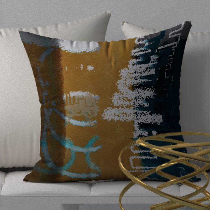 Housse de coussin carrée/insert, 20 po x 20 po