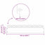 22cm H x 103cm W Steel Hardware-123601076