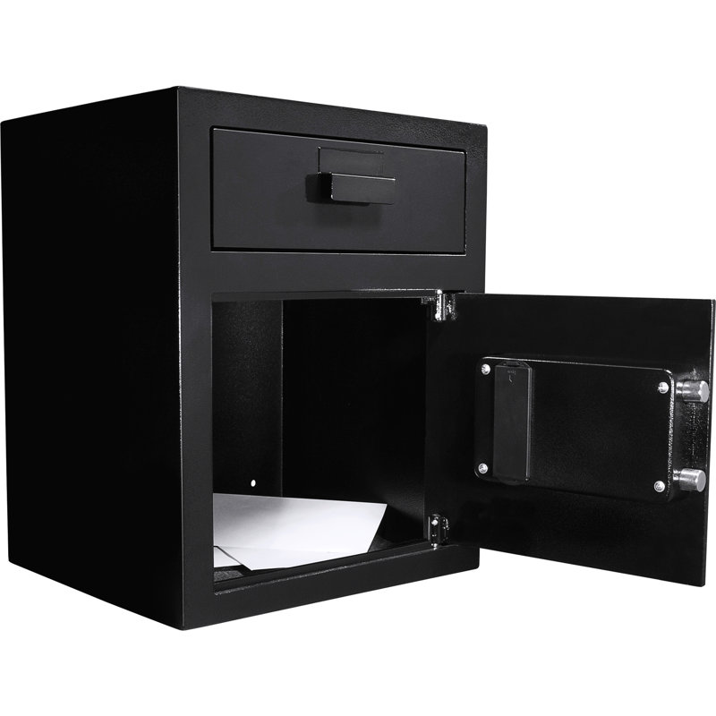 Coffre-fort à clavier numérique 1,1 pi cu, acier, coffre-fort, 2 codes d'accès, coffre-fort pour objets de valeur