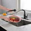 Robinet de cuisine à poignée simple avec douchette extractible