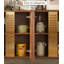 Organisateur de buffet italien en cuir italien