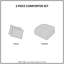 Ensemble d'édredon en duvet synthétique toutes saisons 3M Scotchgard