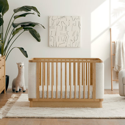 Bondi Boucle 4-in-1 Convertible Upholstered Crib