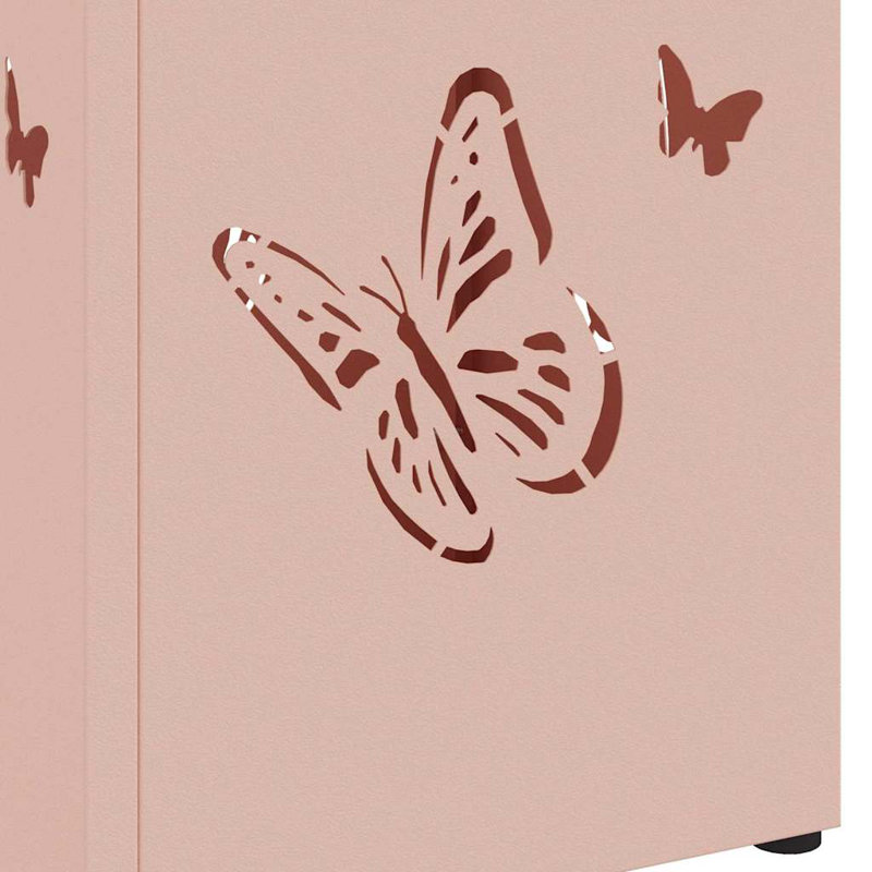 Latitude Run Steel Storage Tub & Tote, Pink