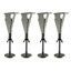 Adjustable Center Support Leg for Bed Frames and Slatted Bases to Prevent Sagging and Protect Floors - Set of 4
