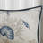 King Comforter - Blue 100% Cotton Accent Print Adorned 7 Piece For With