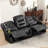 79.5'' Faux Leather Reclining Sofa-789957290