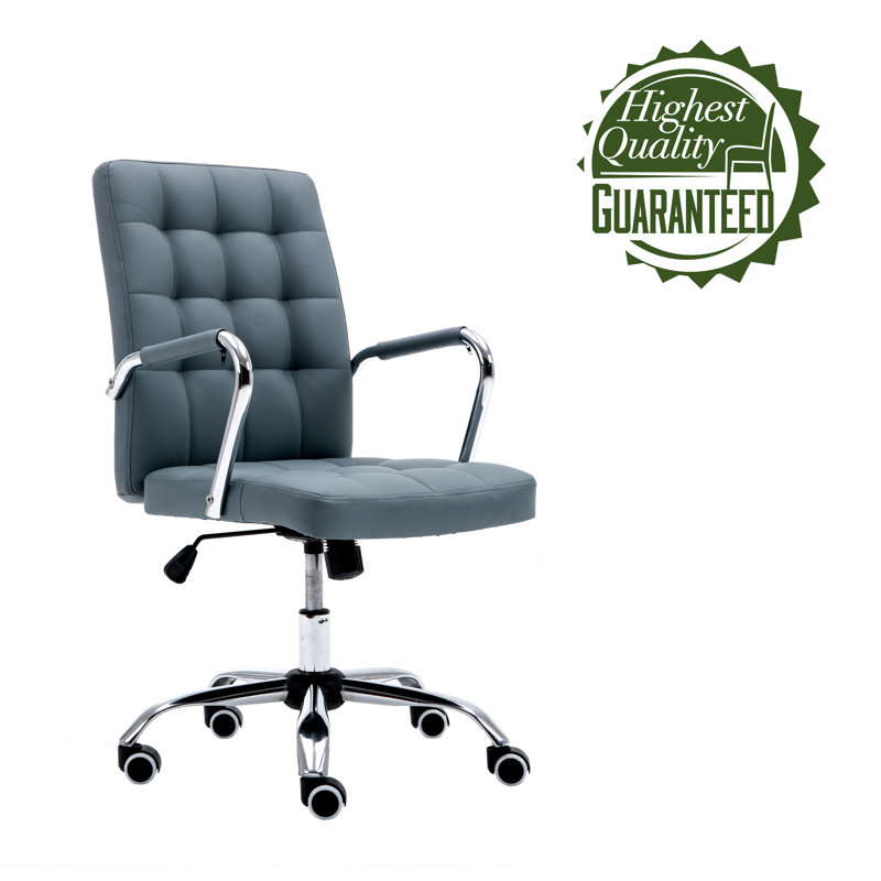 Chaise de travail Holgate, Gris