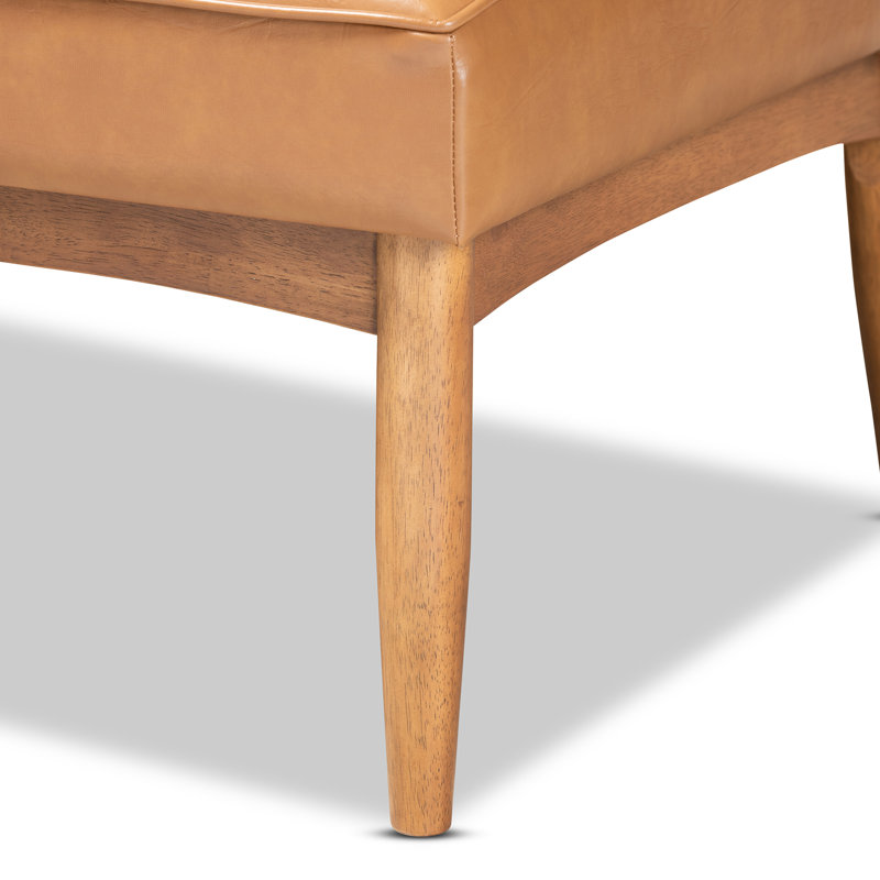 Cherianne 6 - Person Four Leg Dining Set, Tan/Walnut