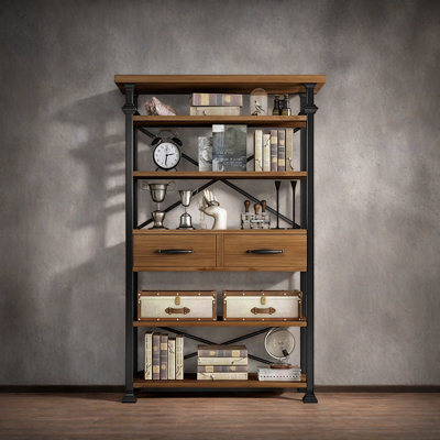 Retro trend bookcase