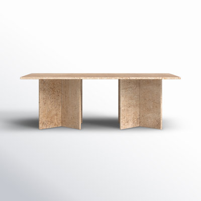 Verona 48" Genuine Marble Coffee Table