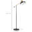 Adjustable Floor Lamp With Balance Arm, Rotatable Head, And Height Adjustment For Living Room Or Bedroom, Industrial Style Design, Metal Frame Construction