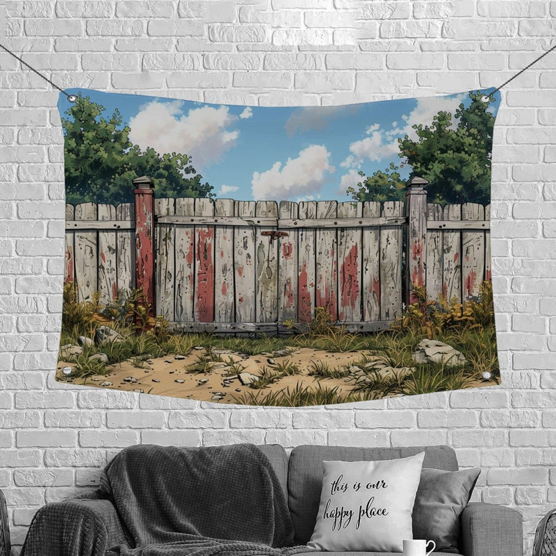 Machine Tapestry - Rod Included, 88" H x 104" W