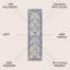 Tapis bleu / ivoire / rouge Nandita-1204378107