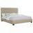Upholstered Eastern King Panel Bed