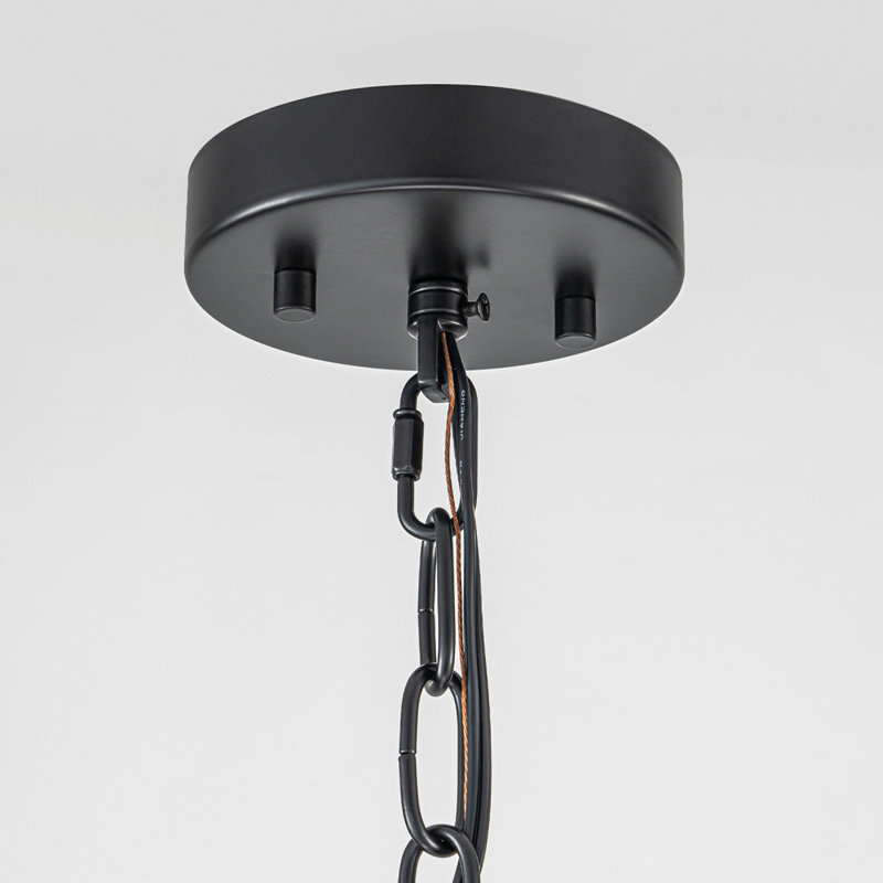 Laliyah 4 - Light Dimmable Drum Chandelier, Antique Bronze