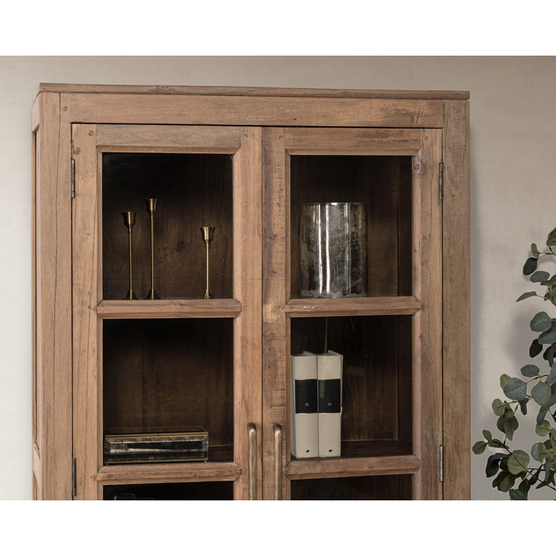 Kharga Reclaimed Wood Display Cabinet