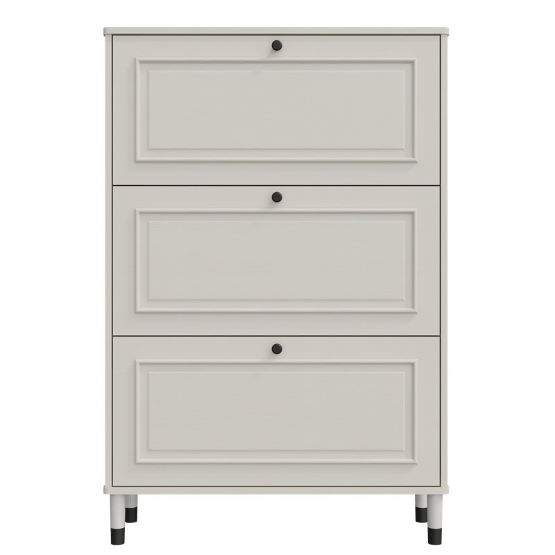 Entryway Elegance Shoe Cabinet with Smart Flip & Divide System, Dust-Proof Compartments, and Slim Profile for Modern Homes