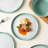 ALOFMO Moss Edge16 Piece Stoneware Dinnerware Set, Service for 4-1223467013