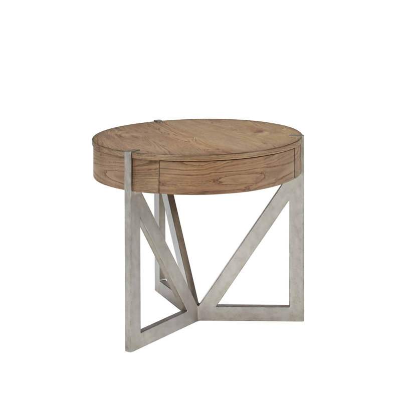 Table de bout Ayla Passage, Brun