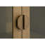 Vitrine 4 portes brun clair vieilli