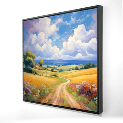 Petite maison de campagne, reproduction sur toile