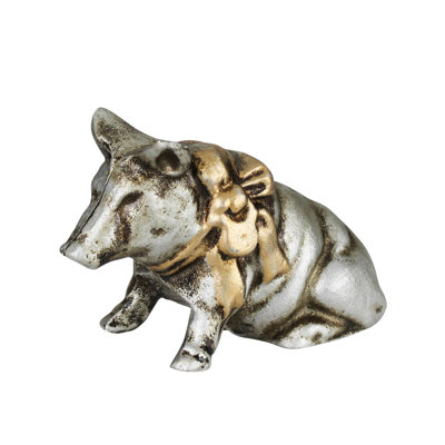 Cochon avec ruban, fonte