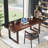 Dark Walnut Rectangular Solid Wood Writing desk-1667572357