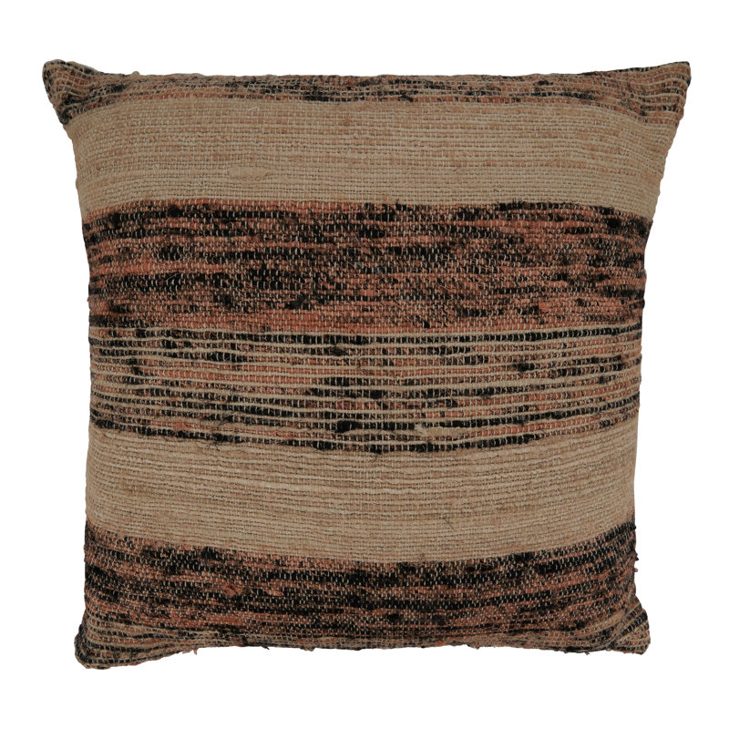 Celestia Collection Striped Rayon/Viscose Pillow Cover