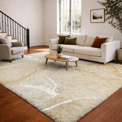 Tapis de qualité supérieure lavable à la machine Dream Shag ADS510 Watercolors