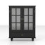 Buffet noir minimaliste