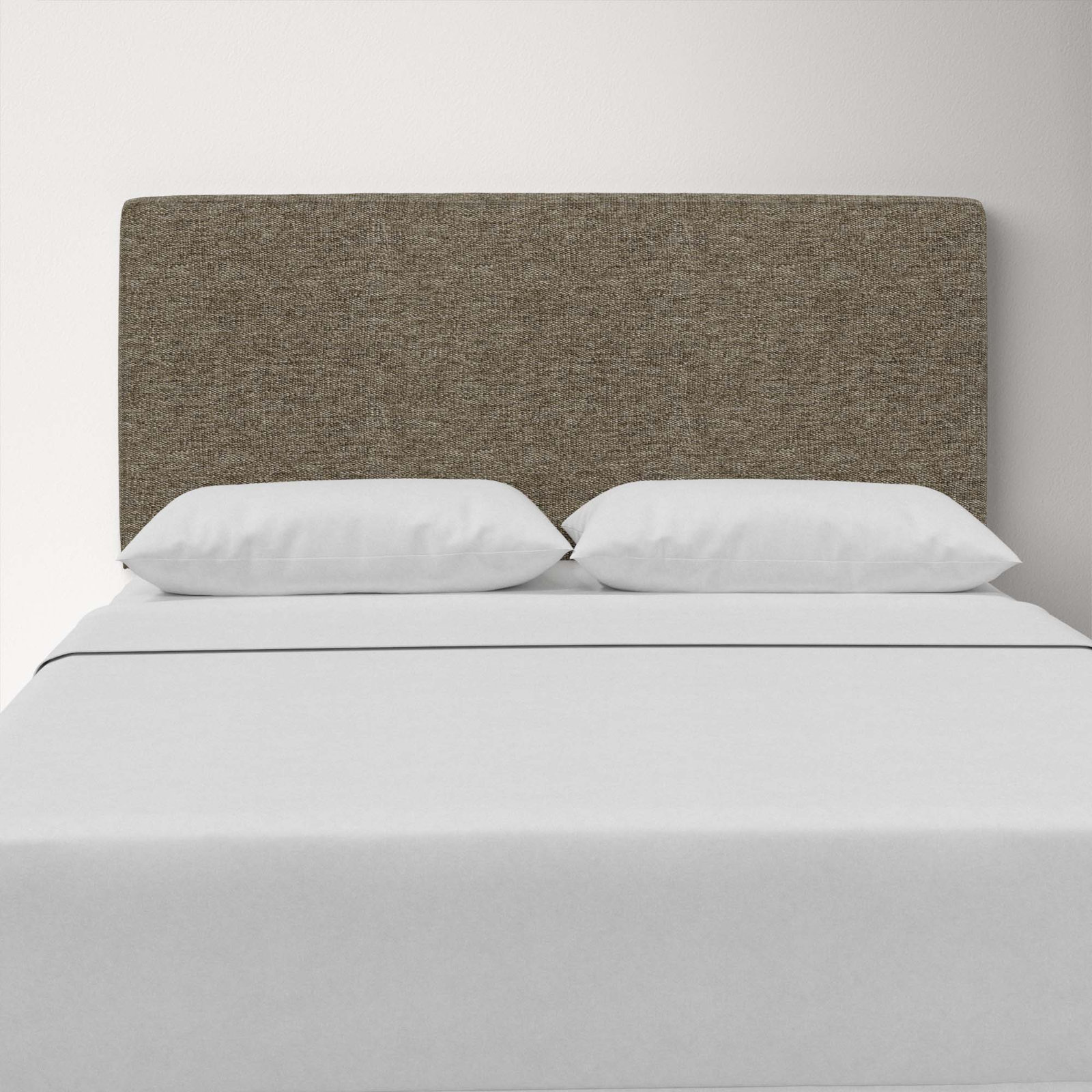Marquise Pine Headboard, Full, Milsap Granite Sustain® Tweed