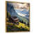 Toile avec cadre flottant or
