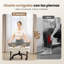 Big and Tall Office Chair,Ergonomic Cross-legged Swivel Chair, Adhd Chair Adjustable Height Meditation Cloud Chair With Back Support-1431378236