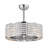 Zhanee 20.67'' Crystal Caged Ceiling Fan with Lights Remote Control, Reversible 3 Speeds