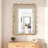 Wavy Rectangle Solid Wood Frame Decorative Mirror,For Bedroom, Bathroom, Living Room, Entryway-1686799685-1688807630