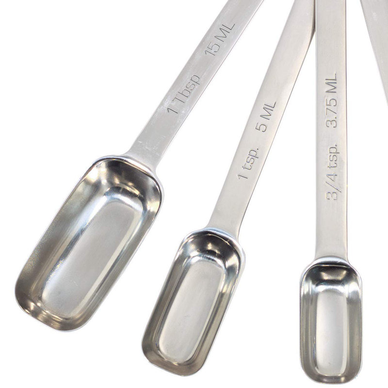 Stainless Steel 6 Piece Measuring Spoon Set