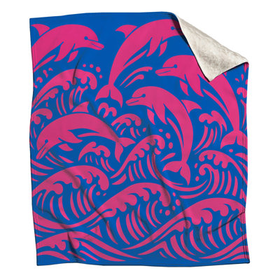 Dauphins Vagues Couvertures