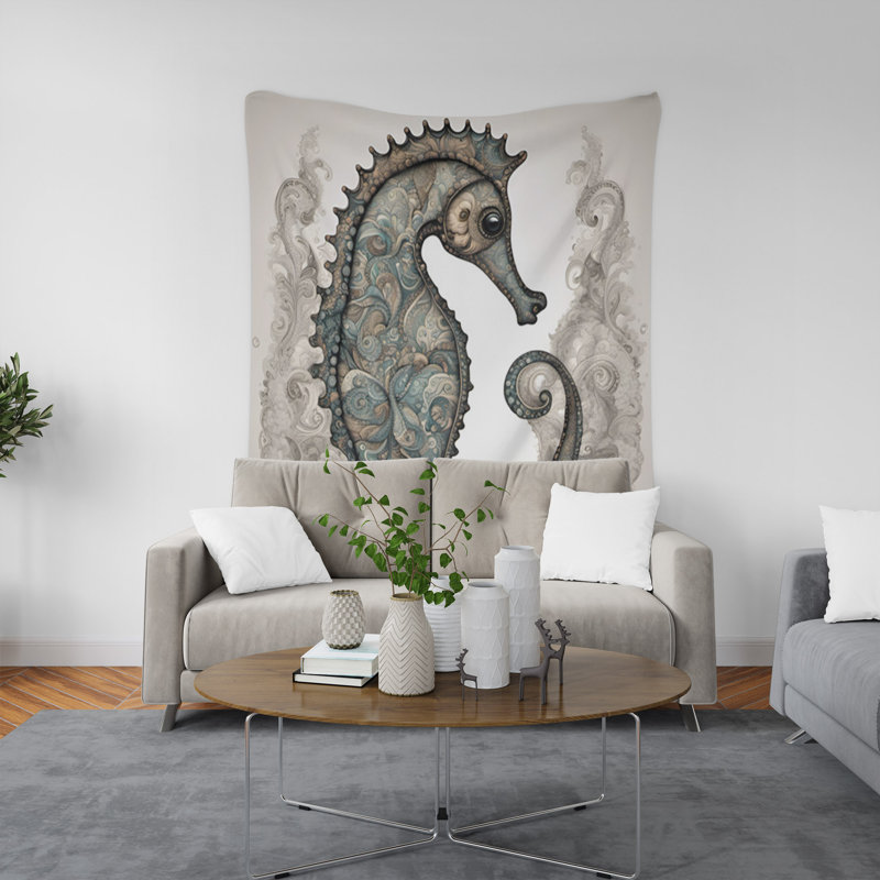 Tapisserie murale, H 80 po x l 68 po