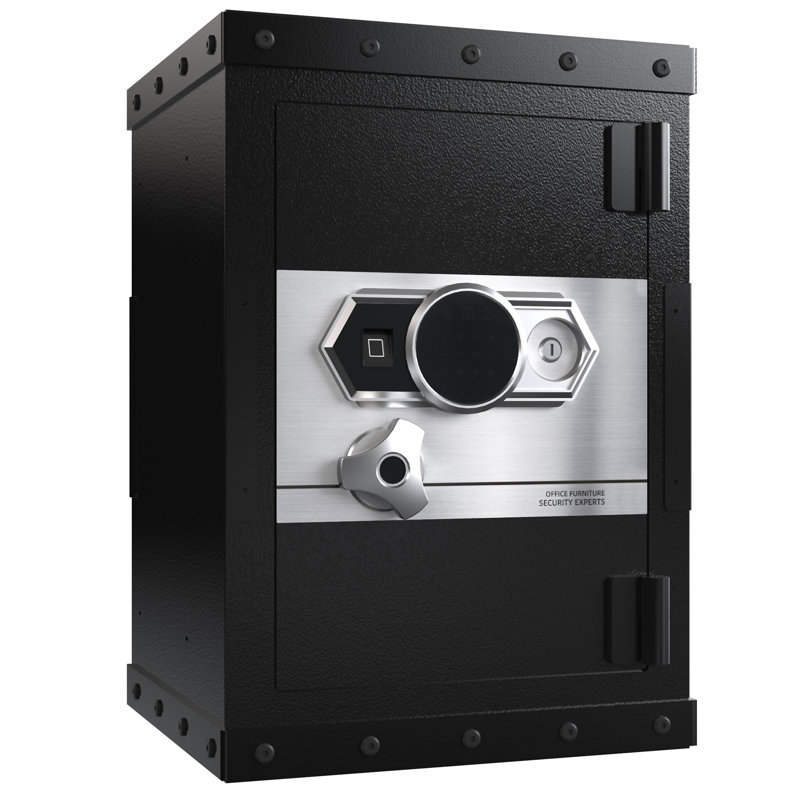 Three-Lock Safe, 14.96" H x 24.4" W x 16.53" D 
