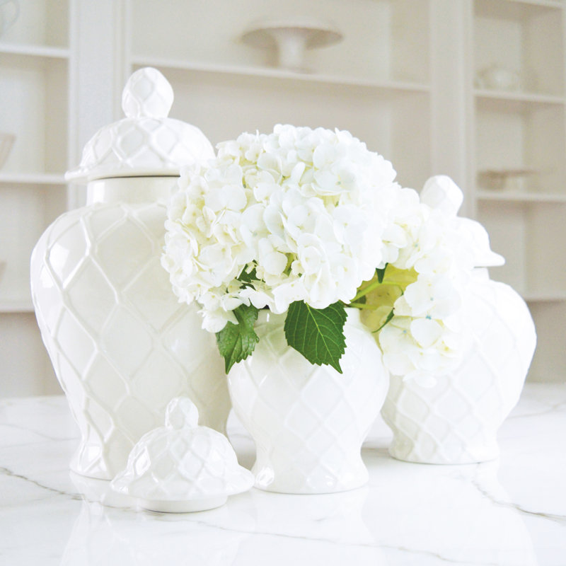 Ceramic / Porcelain Jar, White