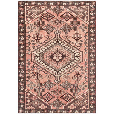 Vintage One-of-a-Kind 4'3" X 6'4" 1940s Wool Area Rug in