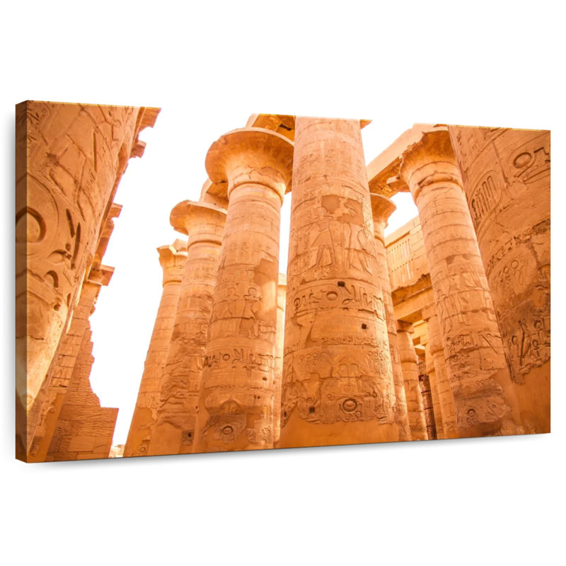 Piliers de Kavia du temple de Karnak, H 30 po x l 45 po