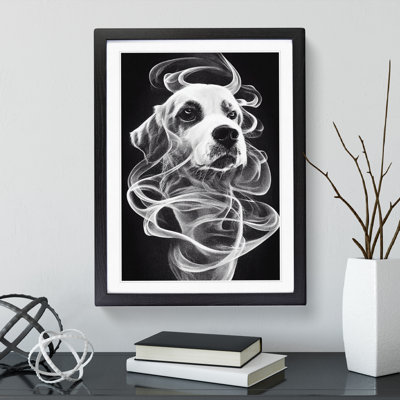 Smokey Dog - Single Picture Frame Print
