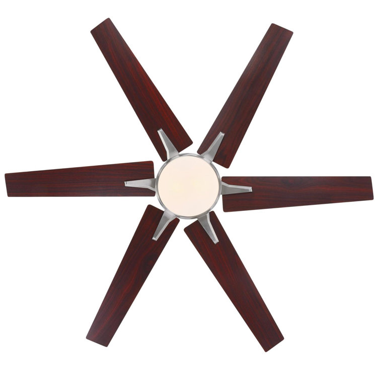 60" Smart Ceiling Fan with Dimmable LED Light