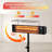 5200BTU Outdoor Patio Heater Electric Standing Infrared Heater Portable Space Heater