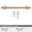 Poignée d'armoire champagne doré 5-1 / 16 po (128 mm) Winsome-81117083-108892001